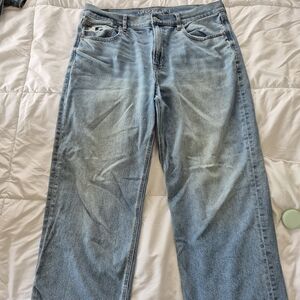 American Eagle Outfitters Ex-Boyfriend Light Blue Jeans